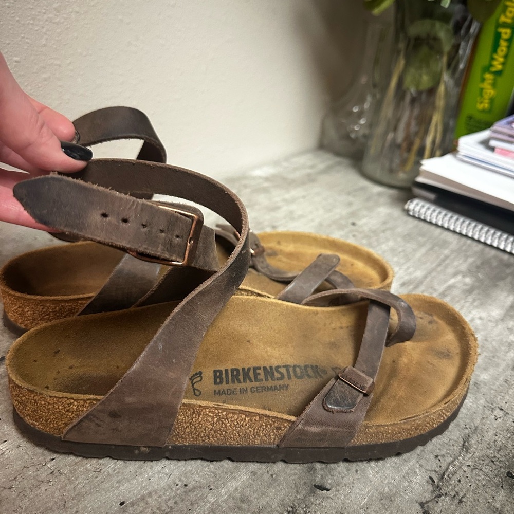 Birkenstock Gladiator-strap Brown Sandals     EU Size 38